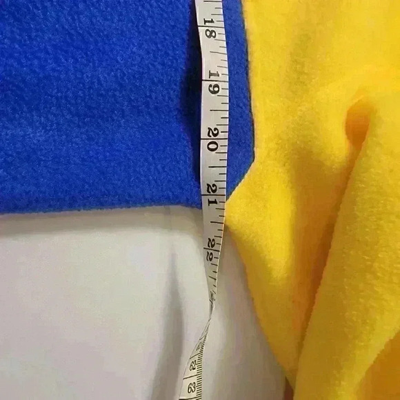 Obey Womens Half Zip Fleece Jacket Size Small Colorblock Kangaroo Pocket - Picture 11 of 12